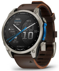 Garmin D2 Mach 2 47mm (Premium), Oxford Brown Leather Band (+ náhradní řemínek)