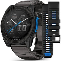 Garmin D2 Mach 2 51mm (Premium), Carbon Gray DLC Titanium with Vented Titanium Bracelet (+ náhradní řemínek)