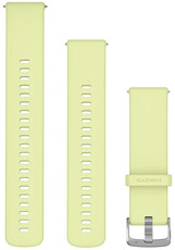 Silikonový řemínek Garmin 22mm (pro Venu 3, Forerunner 265, Vívoactive 4 aj), žlutý, Quick Release, + prodloužená část, 010-13406-11