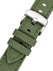 Textilní řemínek Morellato Peschici 6170E46.073 M, zelený, recyklovaný materiál