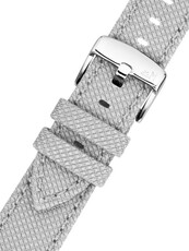 Textilní řemínek Morellato Peschici 6170E46.093 M, šedý, recyklovaný materiál