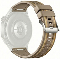 Silikonový řemínek Ricardo Roccaraso 22mm (pro Huawei Watch GT 6, 46mm), Brown, QuickFit