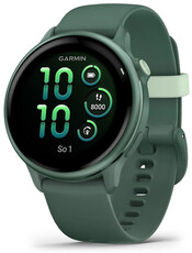 Garmin Vívoactive 6, Metallic Jasper Green / Jasper Green, Silicone Band (II. Jakost)