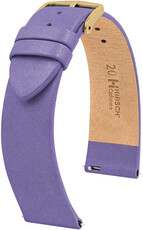 Kožený řemínek Hirsch Cashmere M 03902186-1, fialový, teletina, délka M, Quick Release