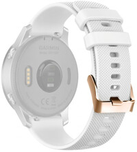 Silikonový řemínek Ricardo 20mm (pro Garmin Venu, Venu Sq, Venu Sq 2, Venu 2 plus aj.), bílý V3, Quick Release