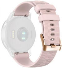 Silikonový řemínek Ricardo 20mm (pro Garmin Venu, Venu Sq, Venu Sq 2, Venu 2 plus aj.), růžový, Quick Release