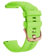 Silikonový řemínek Ricardo Aprica 18mm, Green, Quick Release