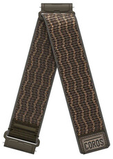 Nylonový řemínek Coros (pro Nomad), hnědý, Quick Release, prodloužená délka