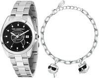 Karl Lagerfeld Round Essentials R0553101516 + náramek