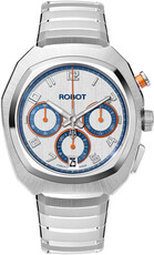 Robot Robotic One Silver 2501ST01 Automatic Chronograph (+ náhradní řemínek)