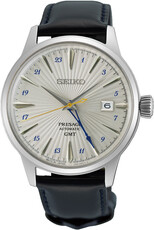 Seiko Presage Automatic GMT SSK049J1 Cocktail Time "Silver Bullet"