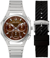 Bulova Curv Quartz 96K117 (+ náhradní řemínek)