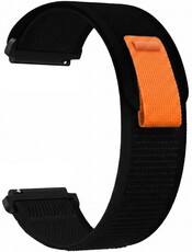 Nylonový řemínek Ricardo Carezza 22mm, Black, Quick Release