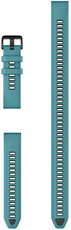 Silikonový řemínek Garmin 20mm, Turquoise, QuickFit, + prodloužená část, 010-14412-00
