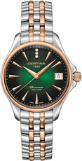 Certina DS Action Lady Quartz Precidrive COSC Chronometer Diamonds C032.051.22.096.00