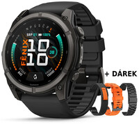 Garmin Fenix 9 AMOLED 51mm, Carbon Gray DLC Titanium Black