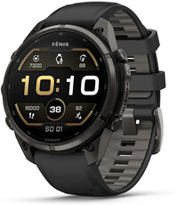 Garmin Fenix 9 Pro AMOLED 47mm, Carbon Gray DLC Titanium Black/Pebble Gray