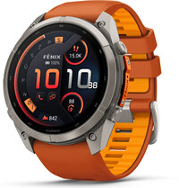 Garmin Fenix 9 Pro AMOLED 51mm, inReach, Titanium Autumn Orange/Spark Orange
