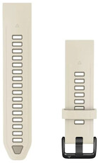 Silikonový řemínek Garmin 20mm, Cream/French Gray, QuickFit, 010-14506-04