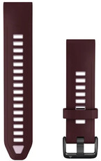 Silikonový řemínek Garmin 20mm, Dark Cherry/Dust Rose, QuickFit, 010-14506-02