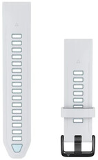 Silikonový řemínek Garmin 20mm, Whitestone/Ice Blue, QuickFit, 010-14506-00