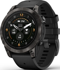 Garmin Epix Pro (Gen 2) Sapphire 47mm Gray DLC Titanium / Black Silicone Band (II. Jakost)