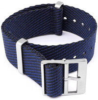 Textilní řemínek Ricardo Mantova premium, Blue/Black, NATO