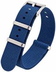 Textilní řemínek Ricardo Olbia premium, Blue, NATO