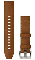 Kožený řemínek Garmin 22mm (pro MARQ 3), Brown, QuickFit, 010-14554-09