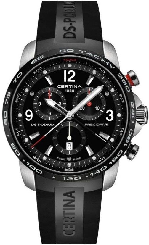 Certina DS Podium Quartz Precidrive Big Size Chronograph 1/100 SEC C001.647.27.057.00