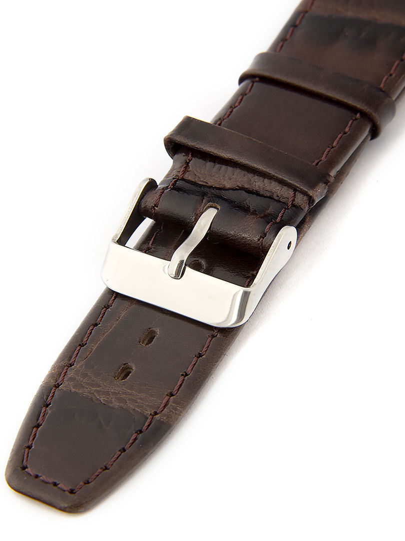 Dámský kožený hnědý řemínek k hodinkám W-309-D 30 mm