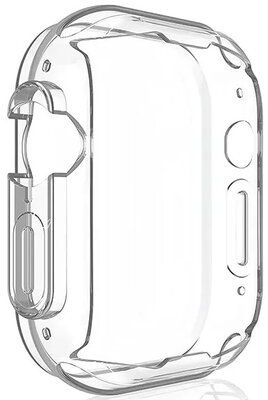 Ochranný kryt pro Apple Watch Ultra 49mm, silikonový, průhledný