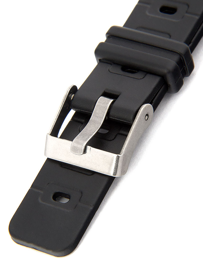 Unisex plastový černý řemínek k hodinkám P019 14 mm