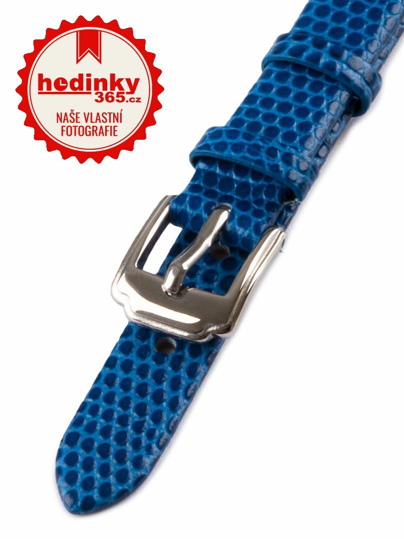 Dámský kožený modrý řemínek HYP-02-BLUE 20 mm