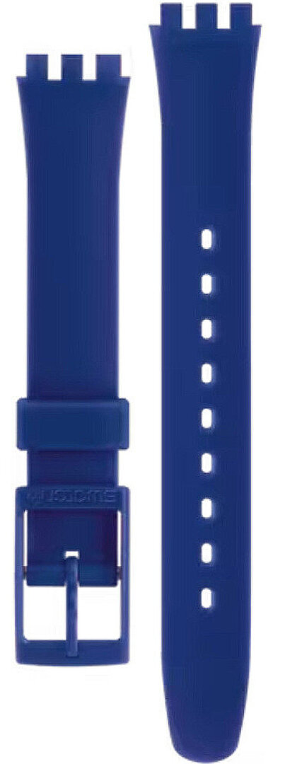 Unisex modrý silikonový řemínek k hodinkám Swatch ALN148C