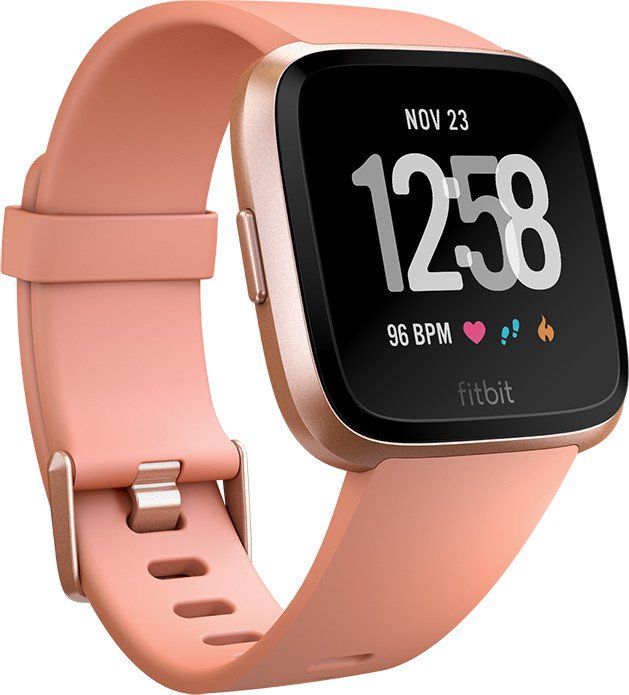 fitbit versa peach