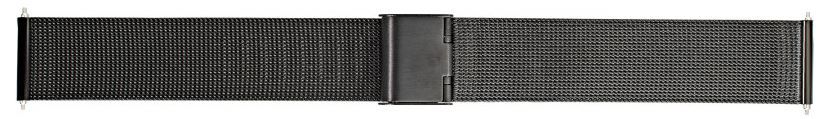 Černý ocelový milánský náramek na hodinky Estia 0549.591RB
