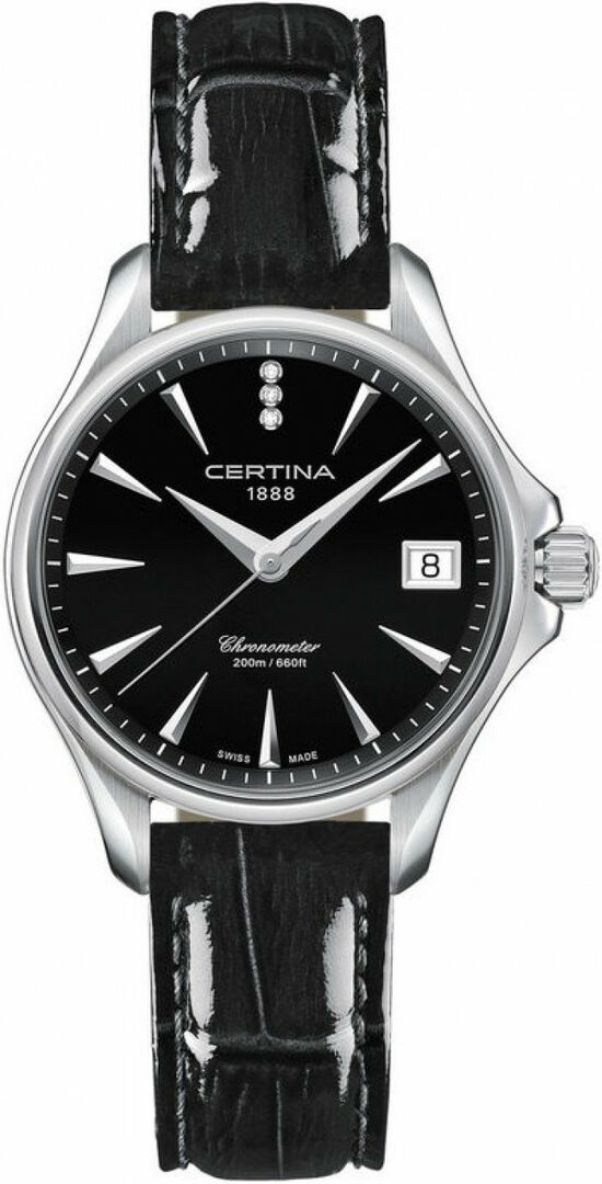 Certina DS Action Lady Quartz Precidrive COSC Chronometer Diamonds C032.051.16.056.00