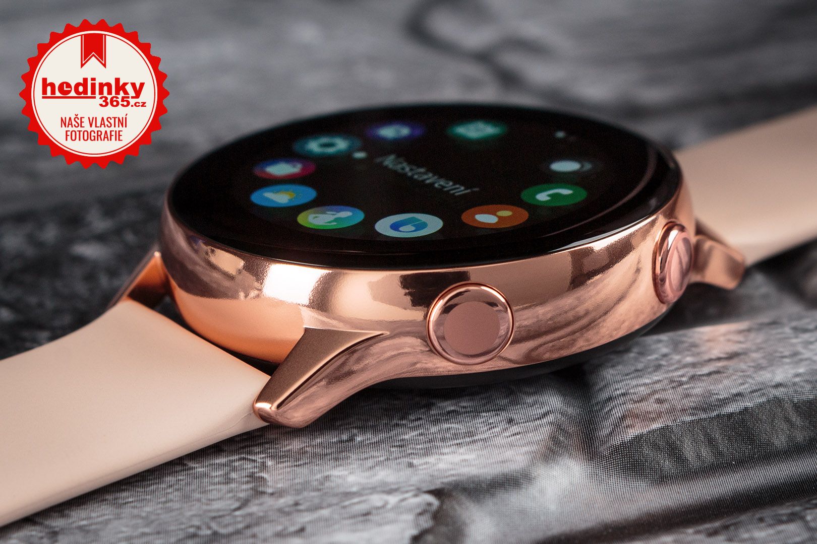 Samsung Galaxy Watch Active R500 Rose Gold Hodinky365.cz