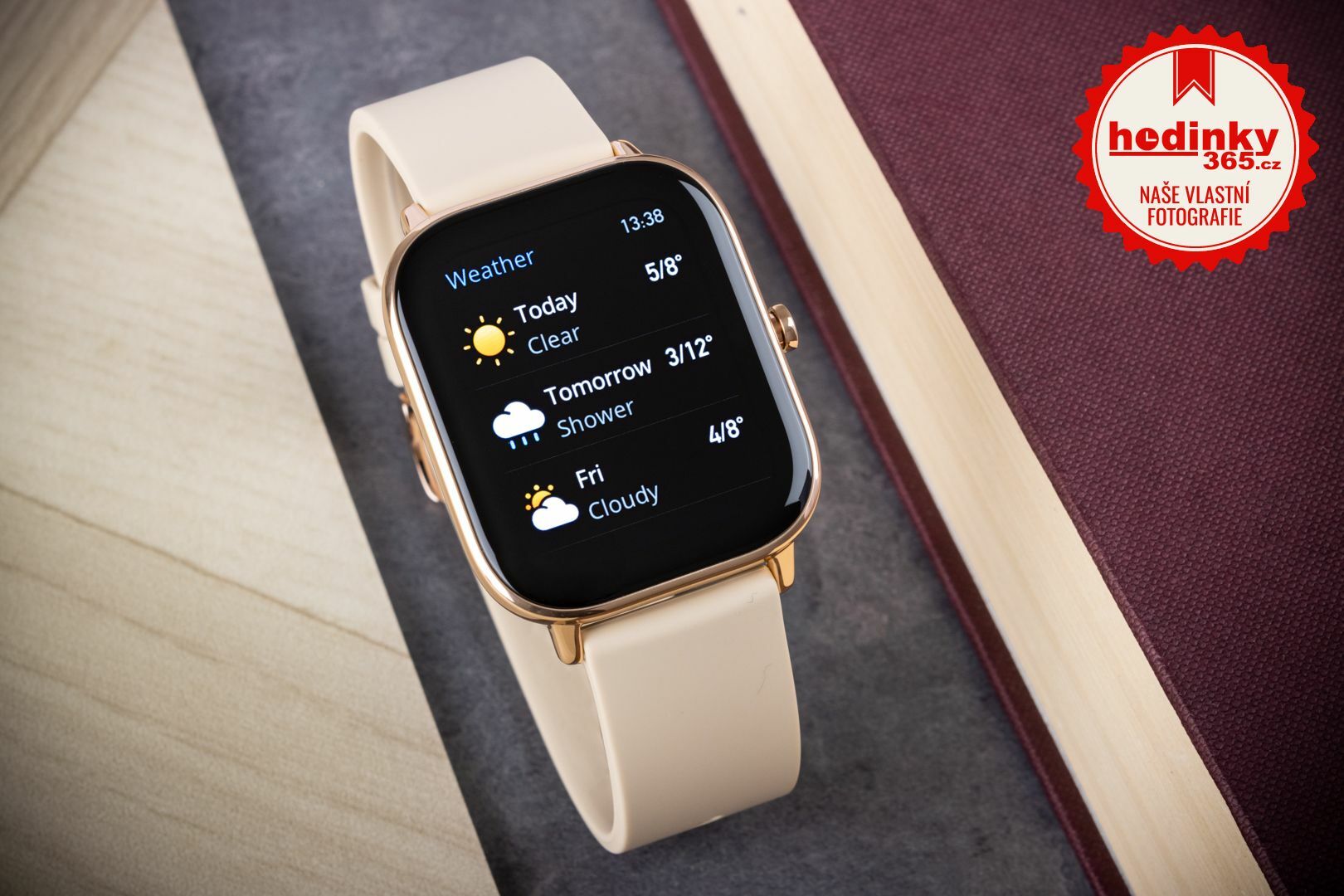 amazfit gts desert gold