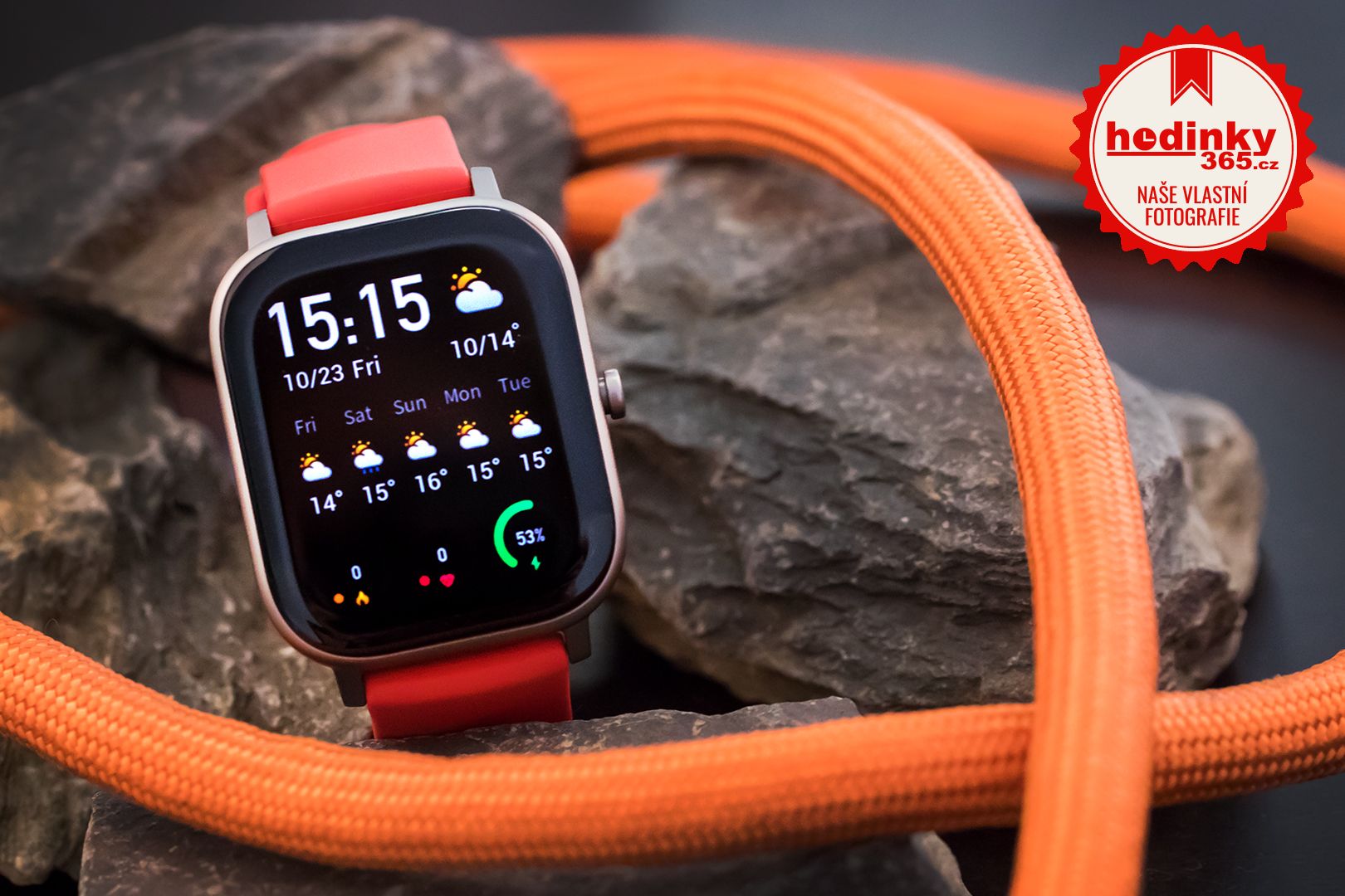 xiaomi amazfit gts vermillion orange