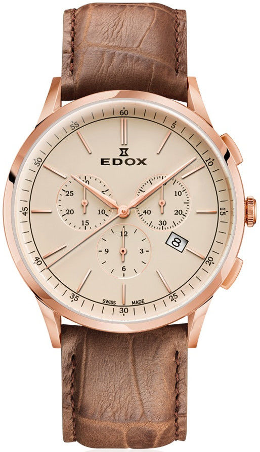 Edox Les Vauberts Quartz Chronograph 10236 37RC BEIR