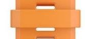 Garmin Keepers, Fenix5X Plus Orange (oranžové poutko k řemínku pro Fenix5X Plus), 2ks