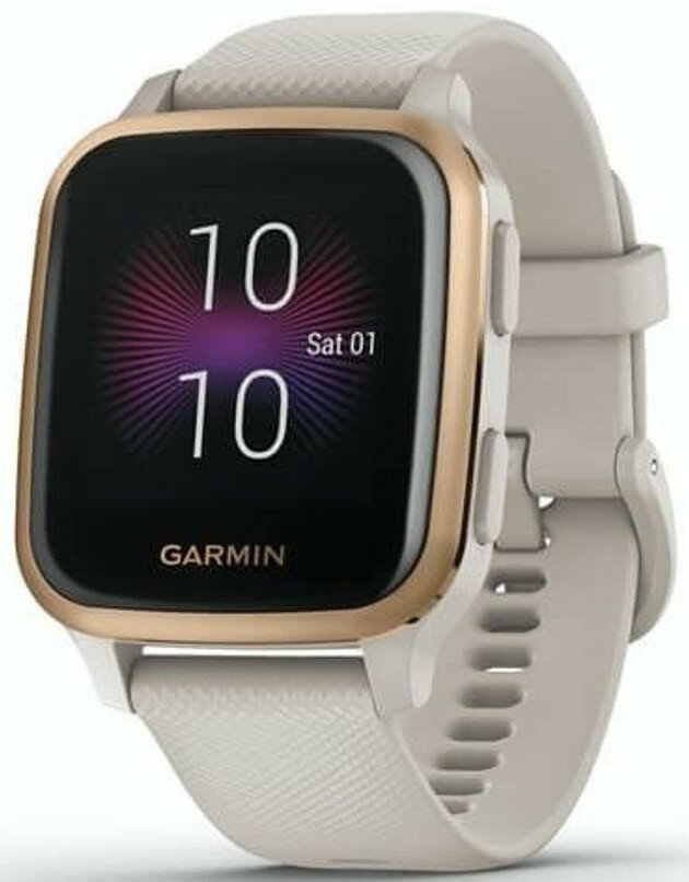 Garmin Venu Sq Music, RoseGold/Sand Band