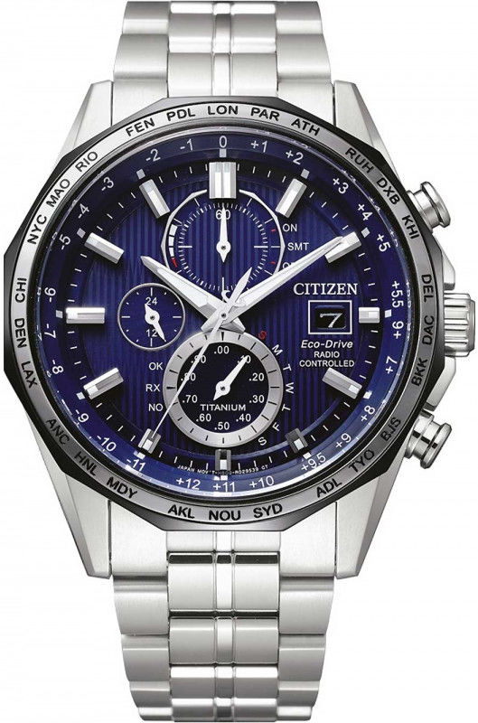 Citizen Sports Eco-Drive Radio Controlled Super Titanium AT8218-81L