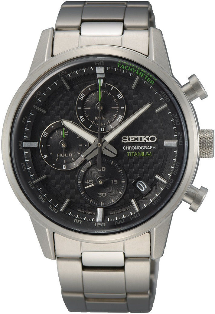 Seiko Chronograph Titanium Quartz SSB389P1