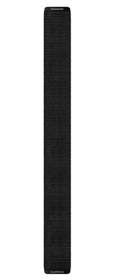 Řemínek Garmin UltraFit 26mm, nylonový, černý (Fenix 7X/6X/5X, Tactix aj.)