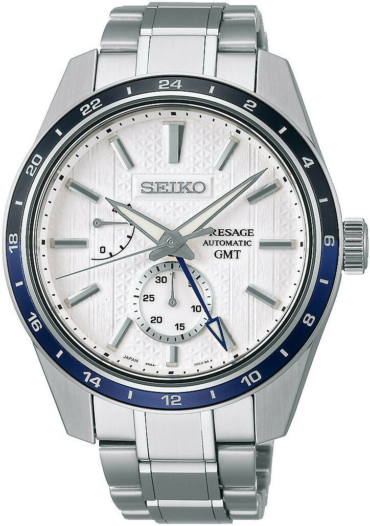 Seiko Presage Automatic GMT SPB269J1 Zero Halliburton Limited Edition 2000pcs "Sharp Edged"