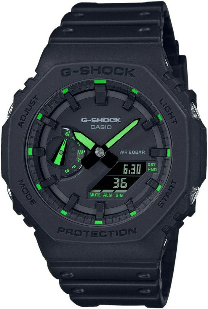 Casio G-Shock Original GA-2100-1A3ER Carbon Core Guard Utility Black Series (CasiOak)