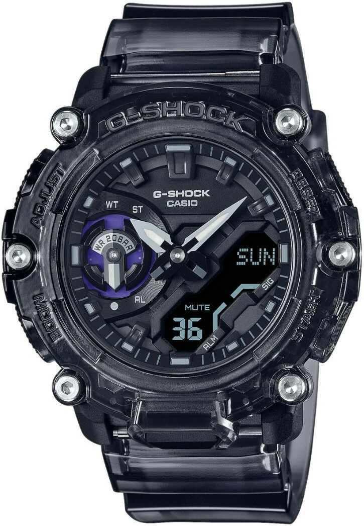 Casio G-Shock Original GA-2200SKL-8AER Carbon Core Guard Skeleton Sound Wave Series